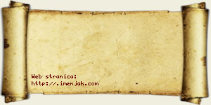 Hana Komar vizit kartica